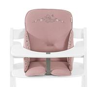 Cojín Trona hauck - Reductor de Asiento Bebe Compatible con Alpha Plus Beta Plus y Arketa - Cojines Sillas Bebe 6 a 36 Meses - Almohadilla con Respaldo Alto y Laterales Reforzados - Bambi Rosa