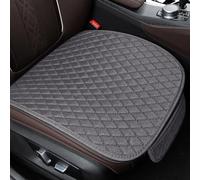 Cojín Universal de Lino para Asientos Coche Alfombra Base Asiento Acolchada transpirable, Protector de Asiento Antideslizante Universal para Turismos SUV Crossover, Confort todo el año Lavable