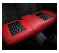 Cojín Universal De Piel Sintética Para Asientos De Coche Para Leon Para Arona Para Ateca Para Tarraco Para Ibiza Para Alhambra Funda Asiento Coche(Negro rojo,Posterior)