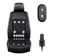 Cojín Ventilado Para Coche 3 Niveles De Viento Ajustables Asiento De Coche De Refrigeración Para coche, SUV, camión, universal,Black-24V16-BladeFan+Massage