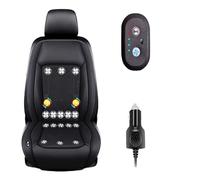 Cojín Ventilado Para Coche 3 Niveles De Viento Ajustables Coche De Ventilación Del Asiento Para coche, SUV, camión, universal,Black-12V16-BladeFan+Massage