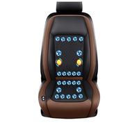 Cojín Ventilado Para Coche 3 Niveles De Viento Ajustables Cojín De Asiento De Aire De Refrigeración Para coche, SUV, camión, universal,Brown-12V24-BladeFan+Massage