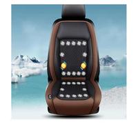 Cojín Ventilado Para Coche 3 Niveles De Viento Ajustables Fundas Para Asientos De Coche Para coche, SUV, camión, universal,Brown-12V24-BladeFan+Massage