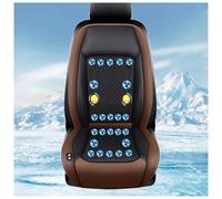 Cojín Ventilado Para Coche 3 Niveles De Viento Ajustables Fundas Para Asientos De Coche Para coche, SUV, camión, universal,Brown-12V24-BladeFan+Massage