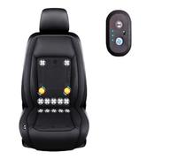 Cojín Ventilado Para Coche 3 Niveles De Viento Ajustables Refrigeración Del Asiento Del Coche Para coche, SUV, camión, universal,Black-12V12-BladeFan+Massage