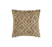 COJIN YUTE 50X15X50 560 GR, BORDADO NATURAL