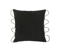 COJIN YUTE POLIESTER 45X15X45 420 GR. CUERDA NEGRO