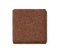Cojines， 1 cojín Cuadrado Suave de Espuma viscoelástica for Silla, con Base Antideslizante, Funda Lavable y extraíble(Brown)
