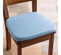 Cojines， 1 Silla de Cocina en Forma U con Lazos, Repuesto, Funda Reutilizable algodón y Lino(Skyue)