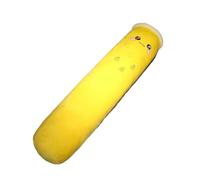 Cojines 100/130/150cm Cute Bubble Tea Cup Plush Toy Soft Long Stuffed Pillow Kawaii Fruit Milk Tea Plush Doll Sleeping Cushion(Yellow,150cm)