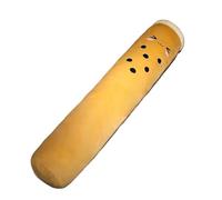 Cojines 100/130/150cm Cute Bubble Tea Cup Plush Toy Soft Long Stuffed Pillow Kawaii Fruit Milk Tea Plush Doll Sleeping Cushion(Brown Closed Eyes,130cm)