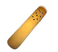 Cojines 100/130/150cm Cute Bubble Tea Cup Plush Toy Soft Long Stuffed Pillow Kawaii Fruit Milk Tea Plush Doll Sleeping Cushion(Brown Round Eyes,100cm)