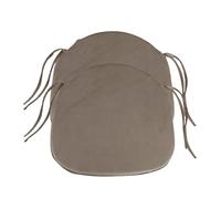 Cojines Antideslizantes en Forma de U para sillas con Lazos, Transpirables y con Funda Lavable a máquina para comedores de Interior.