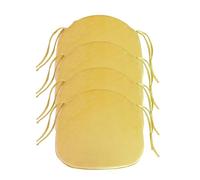 Cojines Antideslizantes en Forma de U para sillas con Lazos, Transpirables y con Funda Lavable a máquina para comedores de Interior.