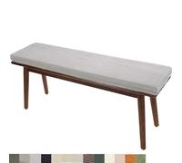 Cojines antideslizantes para banco de exterior, extraíbles y lavables, 2/3/4 plazas, 5 cm de grosor, perfectos para jardín, patio y comedor, color 8, 35 x 140 cm