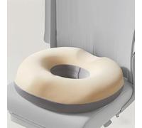 Cojines Asientos De Coche para Opel/Vauxhall Mokka B/GS Line+/Ultimate 2021-2025, Cojin Asiento Conductor Cuña Coxis Silla Oficina Ergonomico Antideslizante Funda Accesorios,Beige