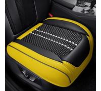 Cojines Asientos De Coche para Skoda Yeti (5L) 5-Door SUV 2009-2024, Delantero Asiento Protector Cojín Cómodo Resistenti Antideslizante Sillas Soporte Accesorios, Yellow Black
