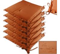 Cojines Boston para sillas Terracota Juego de 6 43x39x5cm
