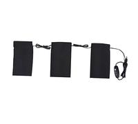 Cojines calefactores 5 V 2 A 8,5 W, conjunto de cojines eléctricos USB ligeros para acampar al aire libre de invierno