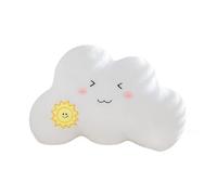 Cojines Cartoon Lovely Cloud Shape Seat Cushion Home Decorative Stuffed Plush Pillow for Sofa Office Chair Fluffy Cushion(B)