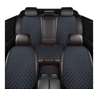 Cojines Coche Asientos Cojín Asiento Coche Para Ford Para Focus MK2 Para Edge Para Explorer Para Ecosport Para Escape Para Everest Para Fiesta Para C-MAX Fundas Asientos Coche(Black Blue 5 Seat)