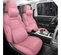 Cojines Coche Asientos Funda Asiento Coche 5 Asientos Para Mercedes Para Benz GL-KLASSE GL550 GL35 GL350 GL450 GL400 GL500 GL63 X164 X166 Accesorios Fundas Asientos Coche(Pink Lux)