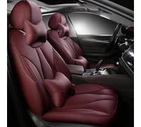Cojines Coche Asientos Funda Cuero Personalizada Asiento Coche 7 Asientos Para VW Para Sharan Para Multivan Para Caravelle Para Atlas Para Teramonte Para Touran Fundas Asientos Coche(BROWN LUX)