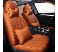 Cojines Coche Asientos Funda Cuero Personalizada Asiento Coche 7 Asientos Para VW Para Sharan Para Multivan Para Caravelle Para Atlas Polipiel Estilo Fundas Asientos Coche(ORANGE LUX)