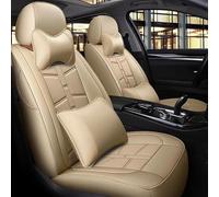 Cojines Coche Asientos Funda Cuero Personalizada Asiento Coche Accesorios Estilo Para Chevy Para Spark Para Cruze Para Captiva Para Camaro Fundas Asientos Coche(BEIGE LUX)