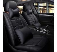 Cojines Coche Asientos Funda Cuero Personalizada Asiento Coche Accesorios Estilo Para Chevy Para Spark Para Cruze Para Captiva Para Camaro Fundas Asientos Coche(BLACK LUX)