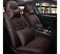 Cojines Coche Asientos Funda Cuero Personalizada Asiento Coche Accesorios Estilo Para Chevy Para Spark Para Cruze Para Captiva Para Camaro Fundas Asientos Coche(BROWN LUX)