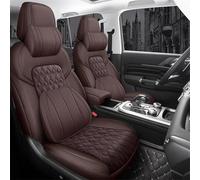 Cojines Coche Asientos Funda Mixta Cuero Asiento Coche 5 Asientos Para Lexus UX RX IS250C GS ES LS GX LX RC NX CT200h Accesorios Fundas Asientos Coche(Coffee Lux)