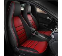 Cojines Coche Asientos Funda Personalizada Asiento Solo 2 Fundas Delanteras Para Mercedes Para Benz Gla200 Gla260 Cla200 Cla 220 Cla260 A 180 A200 Accesorios Coche Protector Asiento Coches(Negro rojo)