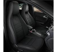 Cojines Coche Asientos Funda Personalizada Asiento Solo 2 Fundas Delanteras Para Mercedes Para Benz Gla200 Gla260 Cla200 Cla 220 Cla260 A 180 A200 Accesorios Coche Protector Asiento Coches(Negro)
