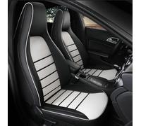Cojines Coche Asientos Funda Personalizada Asiento Solo 2 Fundas Delanteras Para Mercedes Para Benz Gla200 Gla260 Cla200 Cla 220 Cla260 A 180 A200 Accesorios Coche Protector Asiento Coches(BLANCO)