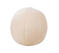 Cojines Creative Furry Ball Plush Toy Cute Round Pillow Decor Soft Touch Ball Cushion Nice Present(30cm White)
