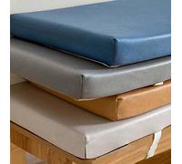 Cojines de 100x30x4cm para Bancos de Interior y Exterior, Cojines de Esponja Impermeables y Gruesos, diseño Desmontable con Cremallera, adecuados para cocinas, Patios, Salas de Estar, Suelo