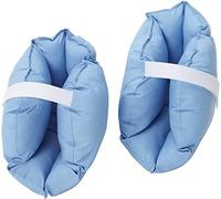 Cojines de almohada para el talón, almohada de apoyo para los pies para aliviar el dolor del talón, almohadilla para botas, cojín para aliviar la presión de las úlceras, azul