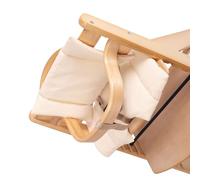 Cojines de asiento acolchados de espuma de densidad, fáciles de limpiar y seguros, accesorios de madera para uso diario