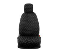 Cojines de Asiento Apto para Lexus Ls Desde Año Fab. 2006 IN Negro/Blanco 2er