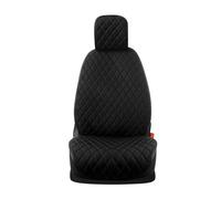 Cojines de Asiento Apto para Seat Leon Desde Año Fab. 2005 IN Negro 2er Kit