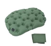 Cojines de Asiento Inflable, Cojín Inflable para Viaje Plegable, Portátil Alfombrilla Esiento, Colchoneta Asiento Impermeabile 36*28cm, Cojín Aire para Camping Viaje Senderismo Picnic Silla (Verde)
