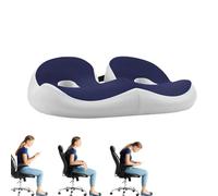 Cojines de asiento para conducir, cojín de espuma para asiento de coche, cómodo, funda extraíble para largas horas de sentado, trabajadores y estudiantes para aprender y escribir