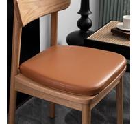 Cojines de Asiento para sillas de Cocina de 14 x 15 Pulgadas - 1 cojín para Silla de Comedor, Cuero Antideslizante, extraíble y fácil de Limpiar con Cremallera para Comedo