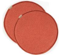 Cojines de asiento para sillas de jardín, 33 cm (2 piezas) con lazos, para sillas de comedor, oficina, tienda, taburetes de bar, muebles de patio y muebles de jardín.