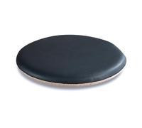 Cojines De Asiento Redondos Impermeables con Memoria For Cocina Oficina Sillas Exterior Fundas Antideslizantes Removibles Cuero Ecológico Duradero(Black,30 * 30cm*3cm)