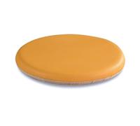 Cojines De Asiento Redondos Impermeables con Memoria For Cocina Oficina Sillas Exterior Fundas Antideslizantes Removibles Cuero Ecológico Duradero(Yellow,50 * 50cm*4cm)