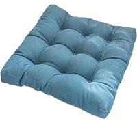Cojines de Asiento Suaves y Gruesos, Cojines de Tatami, futones, Almohadas for Sentarse en la Oficina, el hogar o el automóvil.(Blue2,60x60x10cm)