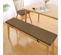 Cojines de banco de espuma viscoelástica de alta densidad para exteriores, 40 x 40 x 10 cm, lavable, antideslizante, perfecto para bancos de zapatos, ventanas, asientos de piano, comodidad y mejora de