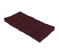 Cojines de banco para exteriores de 8 cm de grosor, resistentes a la intemperie y antideslizantes, para muebles de jardín, color morado oscuro, 200 x 60 x 8 cm, ideal para patio e interiores